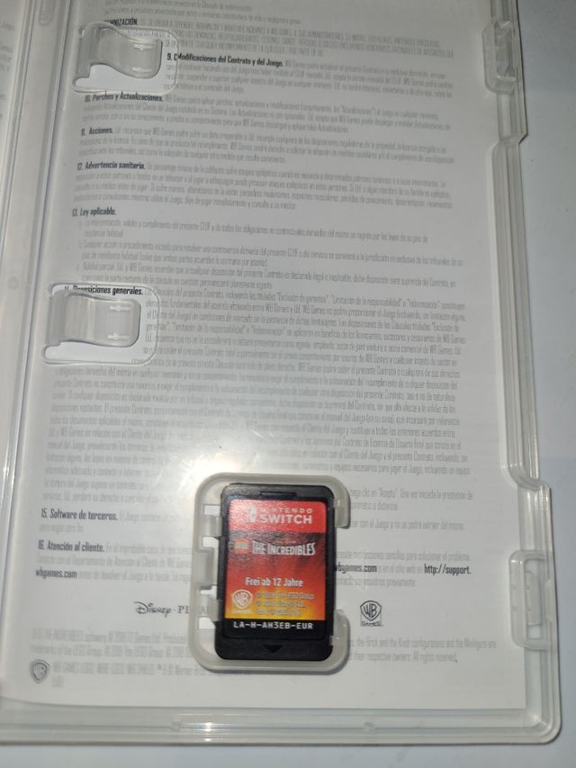 VIDEO JUEGO NINTENDO LEGO LOS INCREIBLES