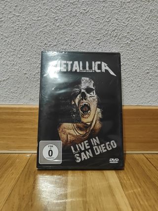 Concierto Metallica en DVD Live in San Diego nuev)