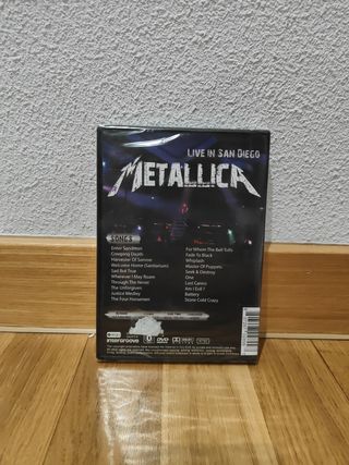 Concierto Metallica en DVD Live in San Diego nuev)
