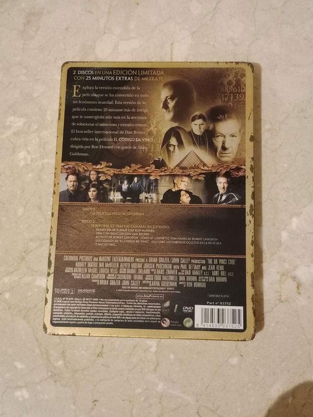 DVD el código da Vinci