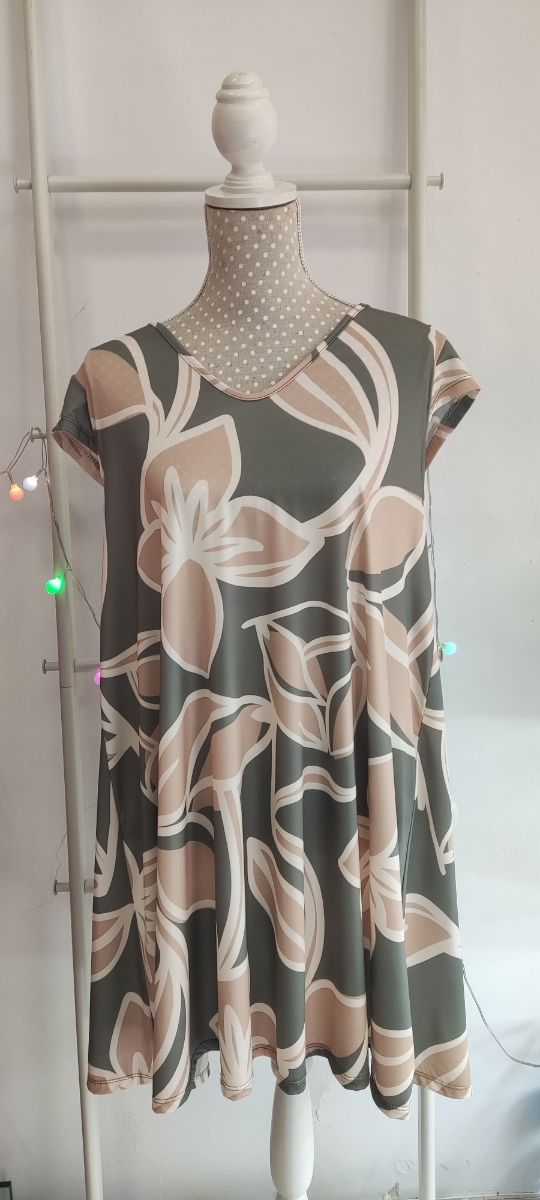Vestido estampado talla grande 20€