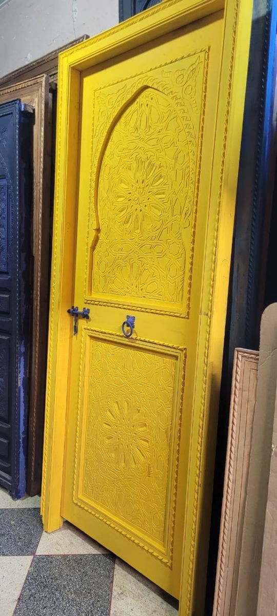 Puertas talladas arabe madera