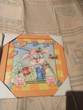 lote liquidación 3 cuadros nuevos