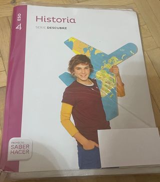 libros de texto 4º ESO.  Editorial SM y Santillana