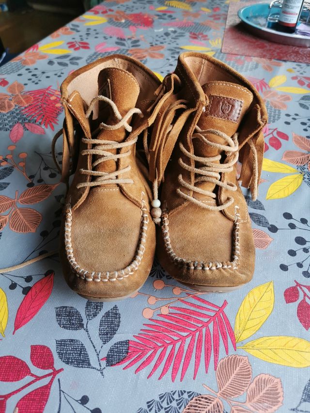 zapatos de piel Ante