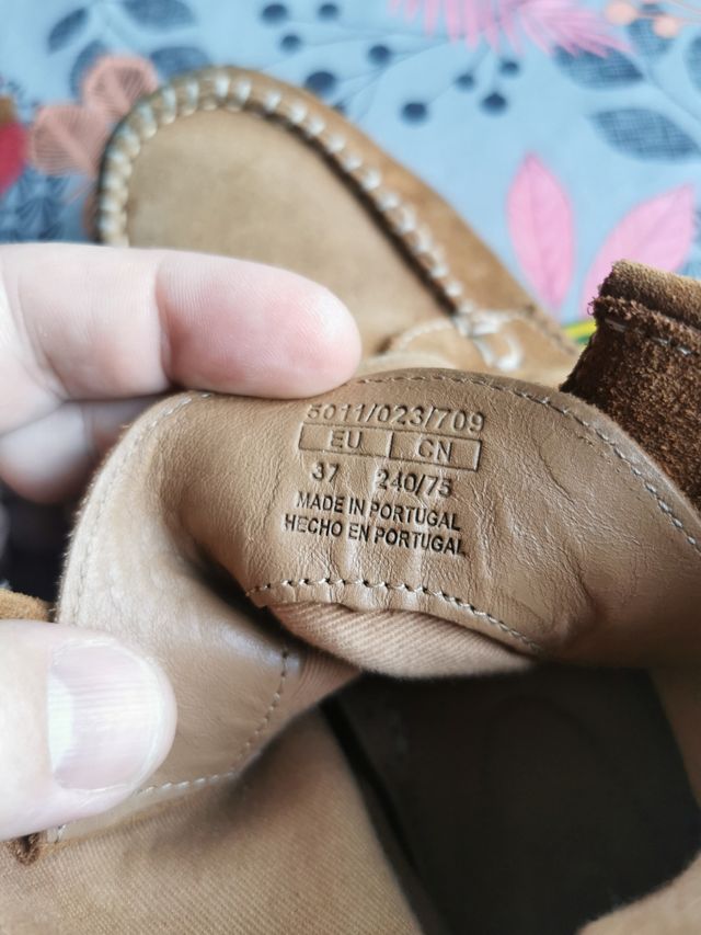 zapatos de piel Ante