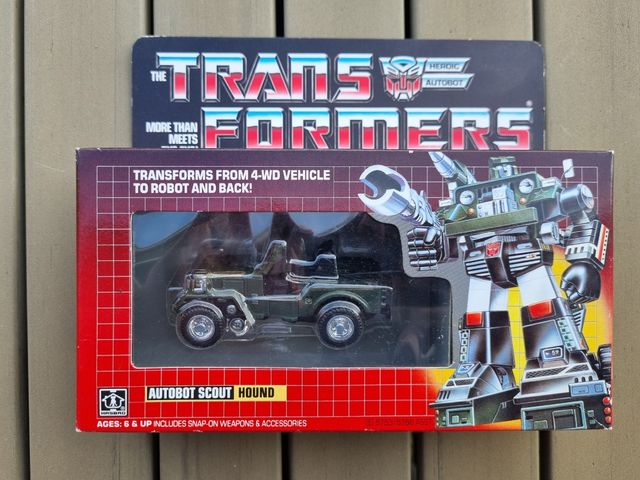 Transformers Hound G1 vintage MISB France