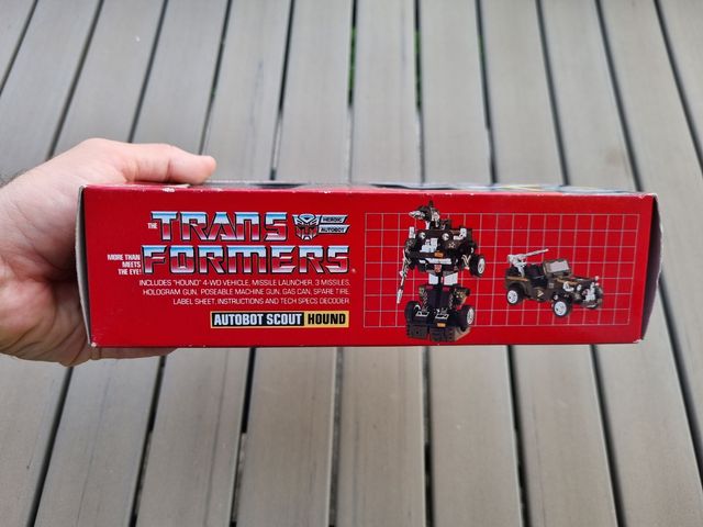 Transformers Hound G1 vintage MISB France
