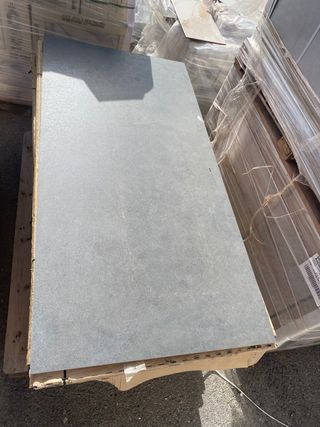 Porcelanico Grafito y Blanco 120x60 en 2 calidad
