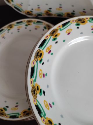 Set de Tartas Vintage Porcelana Inglesa Shelley