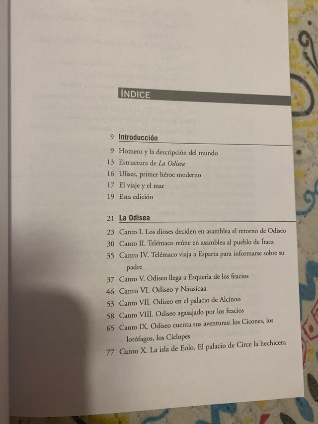 Odisea (edición escolar)