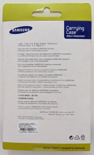 Funda piel móvil Samsung