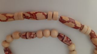 Pulsera y colgante madera