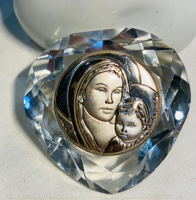 Immagine Sacra in cristallo