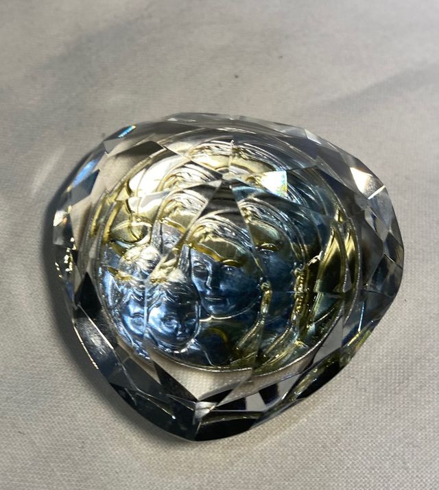 Immagine Sacra in cristallo