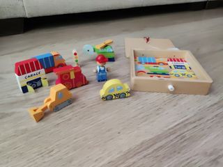 Puzzle Bebé madera. Sevi Ciudad