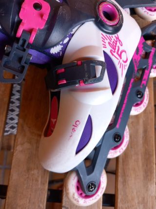 Patines en línea iniciación.