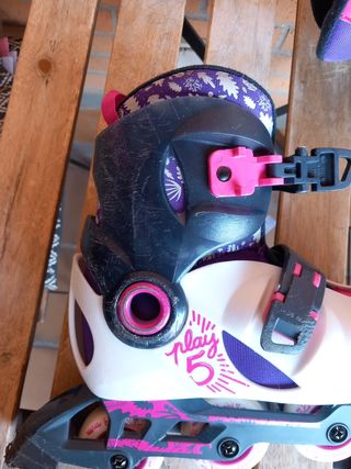 Patines en línea iniciación.