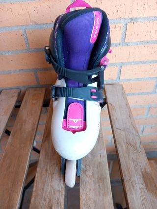 Patines en línea iniciación.