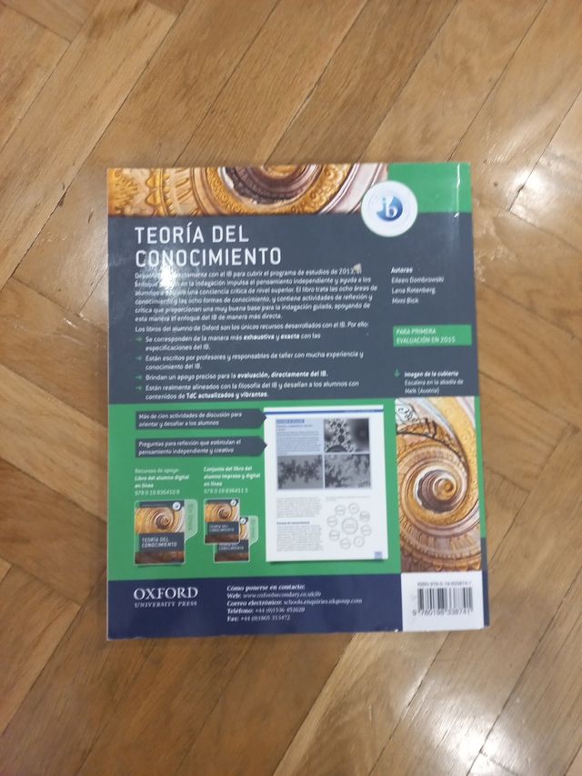 libro de Teoria del Conocimiento IB 