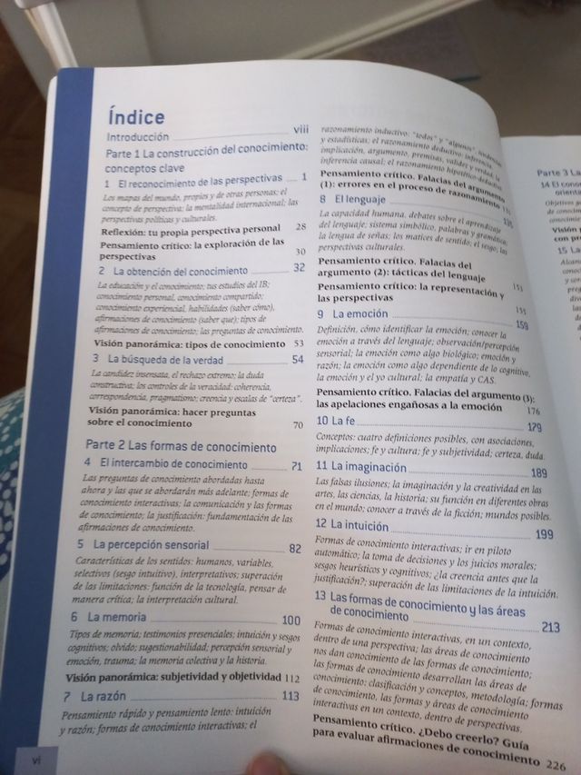 libro de Teoria del Conocimiento IB 