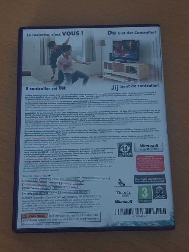 Xbox 360 kinect adventures