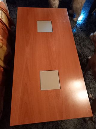 Mesita de centro de madera maciza