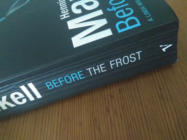 Libro "Before the frost" de Henning Mankell
