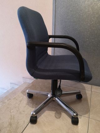 Silla escritorio azul-gris