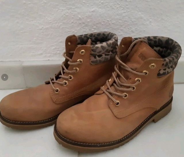 Botas piel Coronel Tapioca
