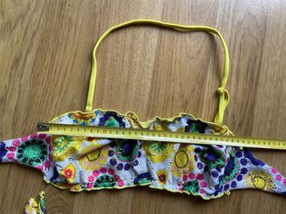 Bikini bandeau estampado amarillo T.42/4038