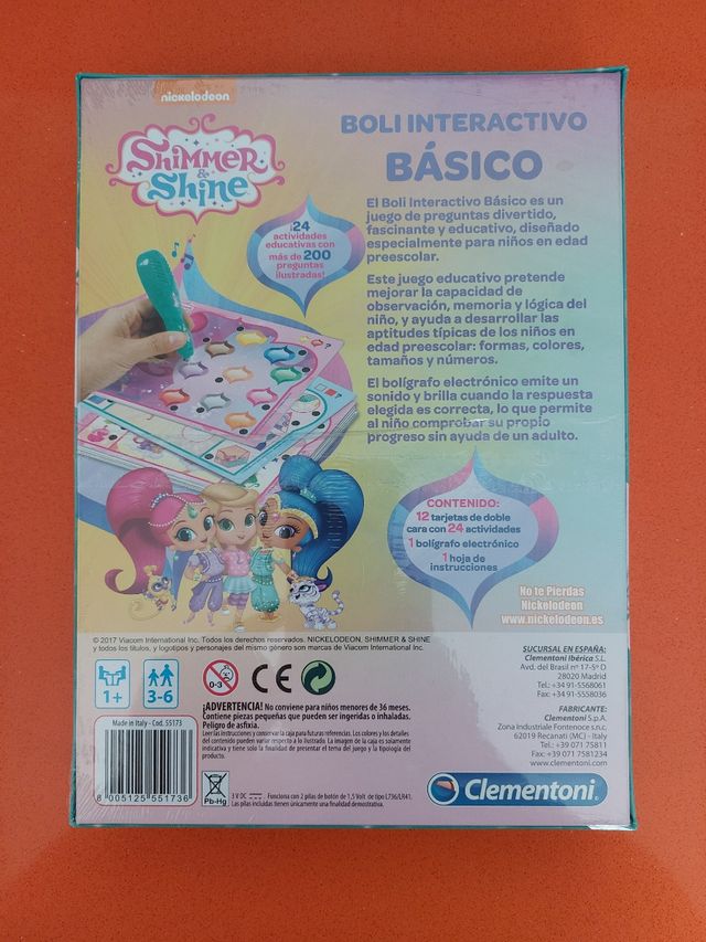 Boli interactivo Shimmer y Shine