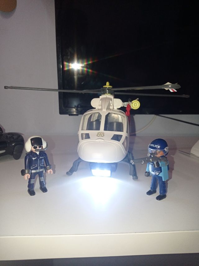 HELICOPTERO DE POLICIA PLAYMOBIL