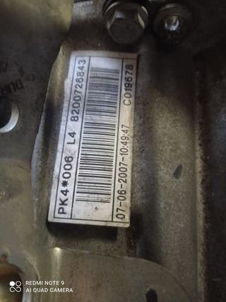 CAJA CAMBIOS ERENAULT LAGUNA