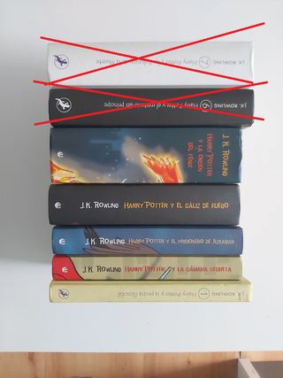 Harry Potter, libros del 1 al 5