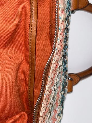 Bolso de cuero multicolor Bimba y Lola