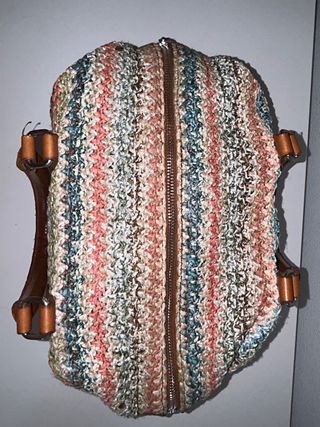 Bolso de cuero multicolor Bimba y Lola