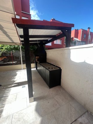 Porches madera barbacoas hornos leña