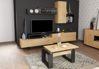 Mueble salón y mesa de centro Cosmit