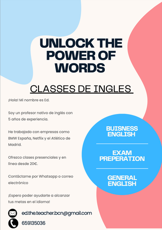 CLASSES DE INGLES