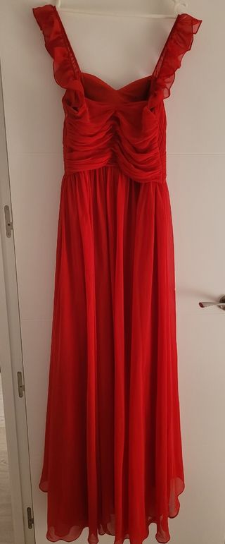 Vestido largo rojo