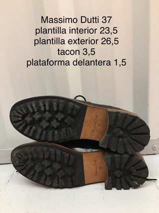 MASSIMO DUTTI - zapatos cordones 37