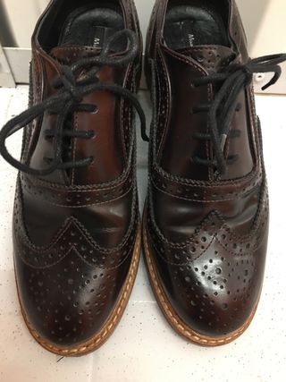 MASSIMO DUTTI - zapatos cordones 37