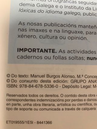 Libros 3° ESO