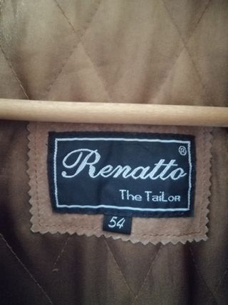 Chaqueta antelina. 