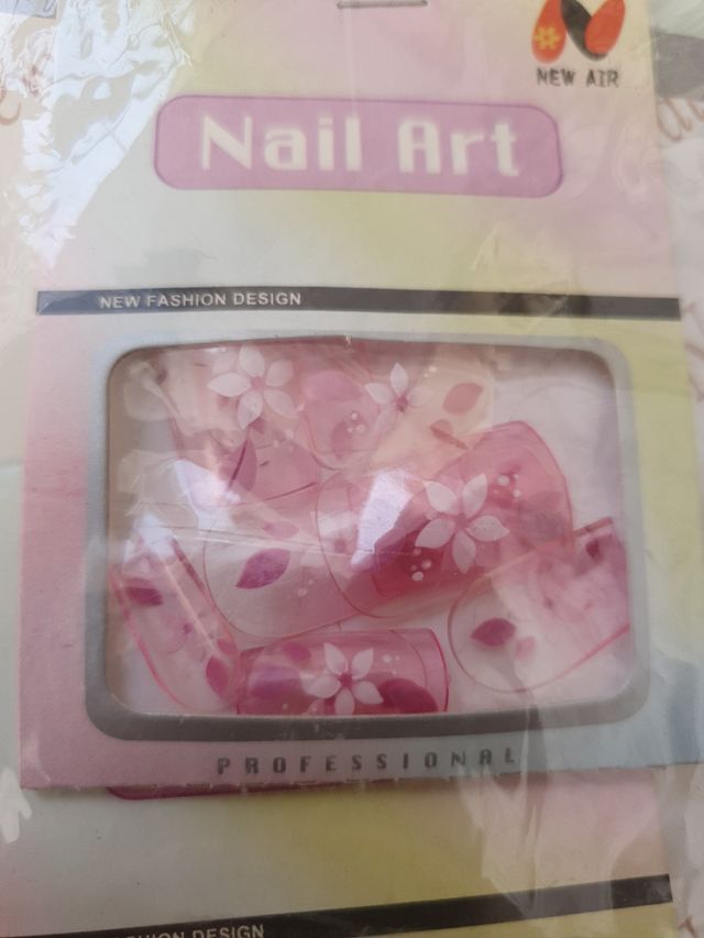 Uñas postizas fantasía pack completo