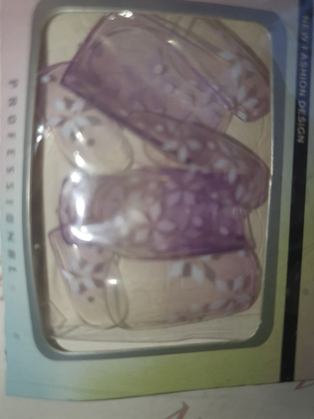 Uñas postizas fantasía pack completo