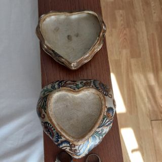 Guarda jóias em coração Vintage