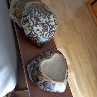 Guarda jóias em coração Vintage