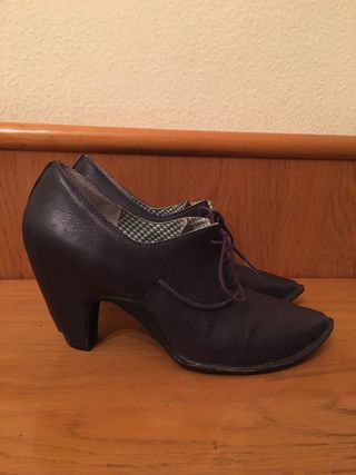 CAMPER - zapatos cordones tacón 40